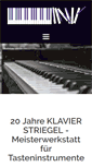 Mobile Screenshot of klavierstriegel.de